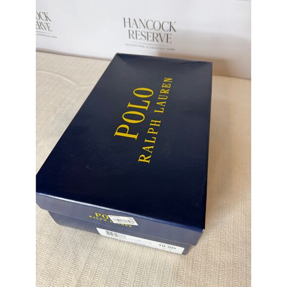 Polo Ralph Lauren Suede Penny Loafers Brown Men’s 10.5D Leather Driving Shoes - Picture 2 of 8